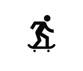 Skiing vector icon. Editable stroke. Symbol in Line Art Style for Design, Presentation, Website or Apps Elements, Logo. Pixel vector graphics - Vector