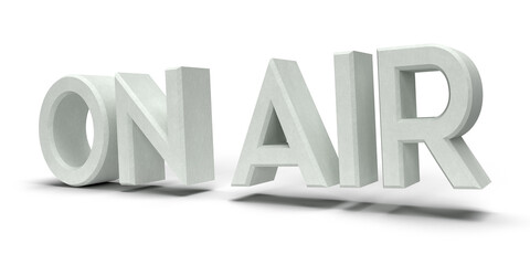 Isolated On Air Transmission Logo Design on White Background.