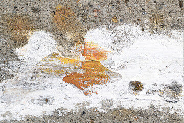 Cracked and abstract grunge texture. Aged material surface backdrop. Weathered effect pattern. Old and dirty background.