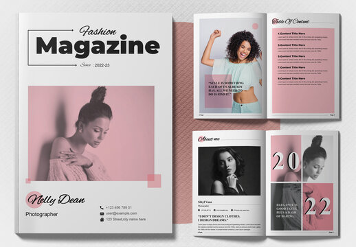 Fashion Magazine Layout Design 2022