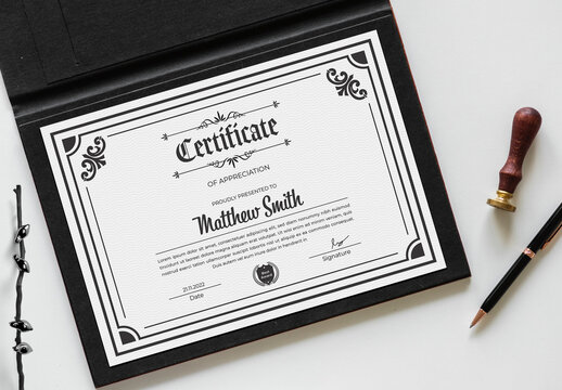 Certificate Layout