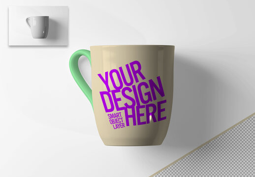 Mockup of a Ceramic Cup