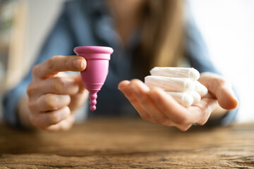 Reusable Sanitary Silicone Menstrual Cup