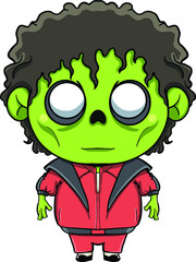 an illustration of a character in tribute to the late king of pop