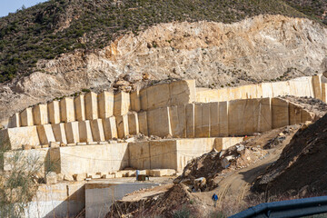 Marmorabbau in Macael