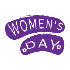 A design for celebrating International Women's Day, March 8. its can be used for greeting card, poster, or any.