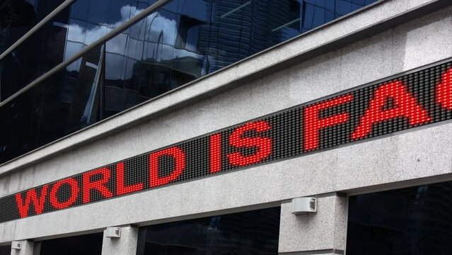 World is facing the worst risks stock ticker