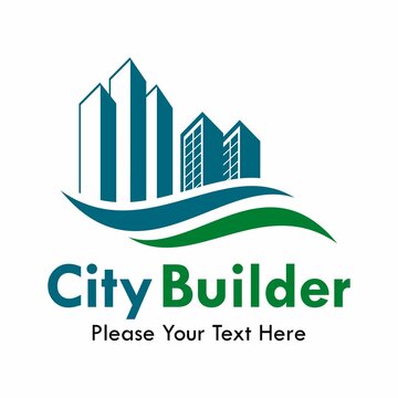 City builder logo template illustration