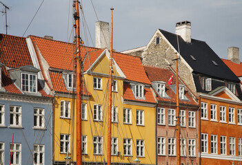 Fototapeta na wymiar Nyhavn in Copenhagen. Denmark