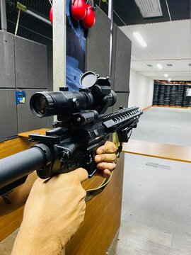 Atirando e Fuzil - Shooting and rifle