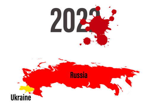 Russia Ukraine military conflict  - the beginning of a bloody year