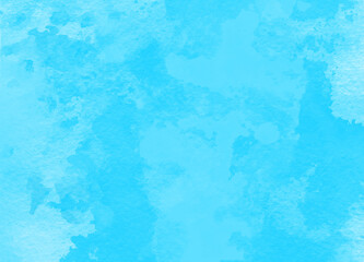 Aqua Blue Watercolor Background