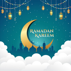 Illustration graphic vector of ramadan kareem, traditional islamic holiday design template