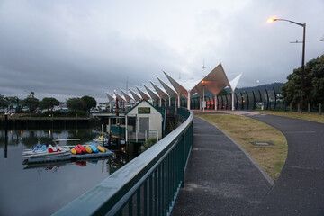 The View around Whangarei city in North Island, New Zealand.