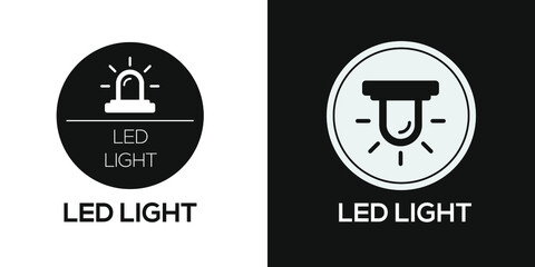 Creative (LED Light) Icon ,Vector sign.