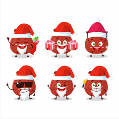 Santa Claus emoticons with red bag cartoon character