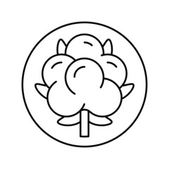 cotton clothing washing line icon vector illustration