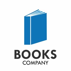 Letter i with books logo template illustration