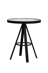 Modern table on white backgrounds