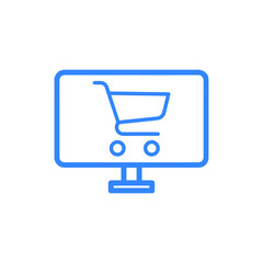 Cart shopping or cart icon