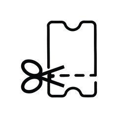 Report teller or voucher icon