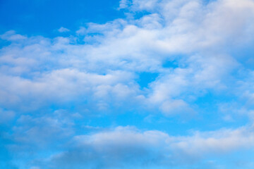 Naklejka na ściany i meble Clouds Blue Sky Abstract Weather Climate Background Texture