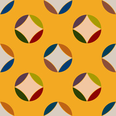 Seamless retro pattern wallpaper.