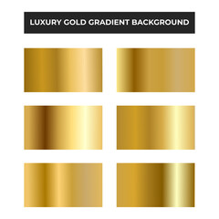 Collection of luxury gold gradient background. © Pasek Renti