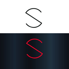 Letter S Creative Unique Modern Vector Logo Design