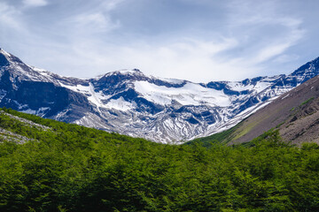 Mountains from Puerto Natales