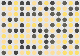 Polka dot background pattern. Abstract pattern dots yellow color