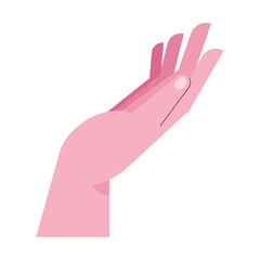 Obraz premium hand human receiving