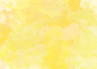 Golden Yellow Watercolor Background Texture