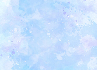 Periwinkle Blue Cotton Candy Watercolor Texture