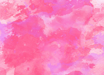 Pink Splatter Texture Watercolor Background
