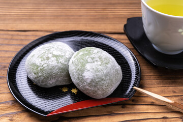 よもぎあんこ餅