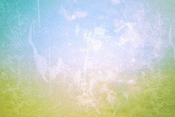 multicolored color grunge grain surface and texture of abstract background, vintage or antique and retro style. green and yellow color tone with shiny metallic effects.