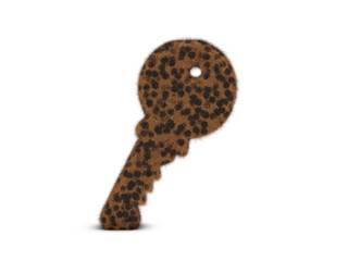 Fur key symbol