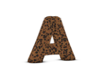 Fur letter A