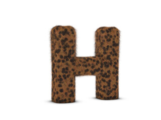 Fur letter H