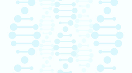 DNA genetics seamless pattern. Blue background. Chromosomal genetic spiral illustration. EPS 10 vector icon - obrazy, fototapety, plakaty