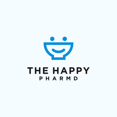 smile pharmacy logo. health logo