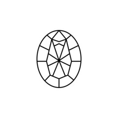 Ruby Gem icon in vector. Logotype