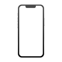 白背景のスマートフォンのイラスト