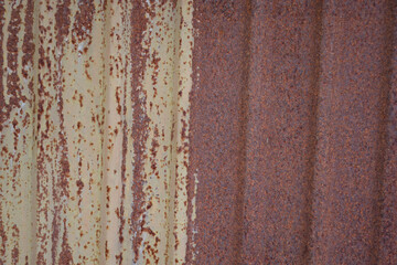 Rusty metal sheet texture. Old metal sheet roof texture. Pattern of old metal sheet. Metal sheet texture. 