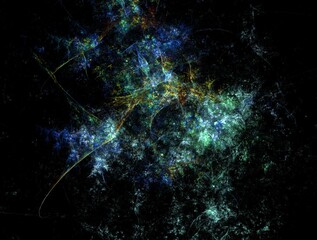 Imaginatory fractal abstract background Image