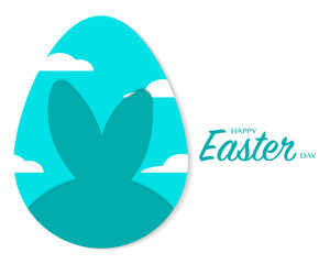 Flat Simple Easter Day Template