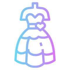 bride line icon