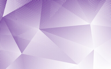  Abstract Modern Background with Lowpoly and Halftone Element and White Purple Color Gradient