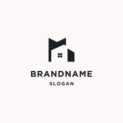 Fototapeta premium Real estate logo icon design template